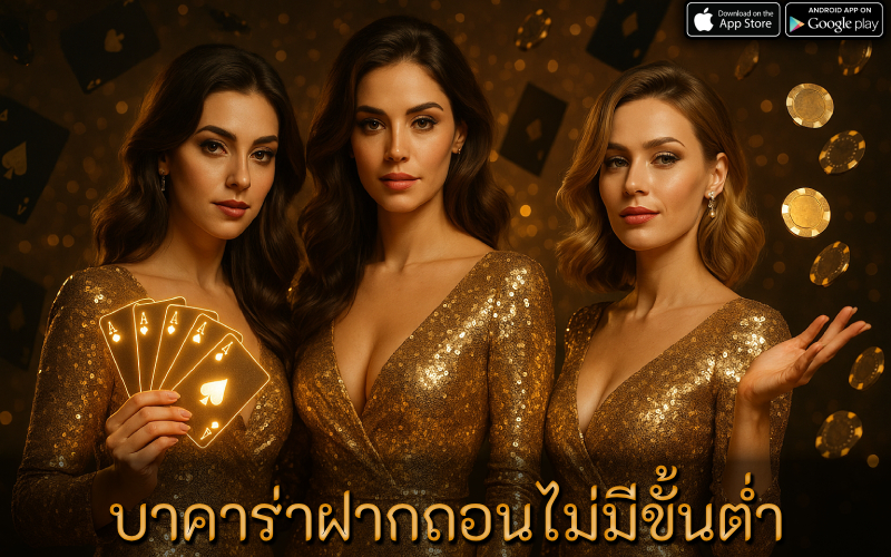 บาคาร่าฝากถอนไม่มีขั้นต่ำ