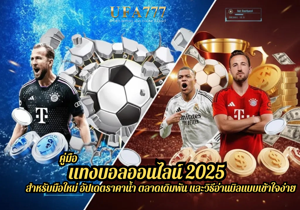 คู่มือแทงบอลออนไลน์ 2025 สำหรับมือใหม่ อัปเดตราคาน้ำ ตลาดเดิมพัน