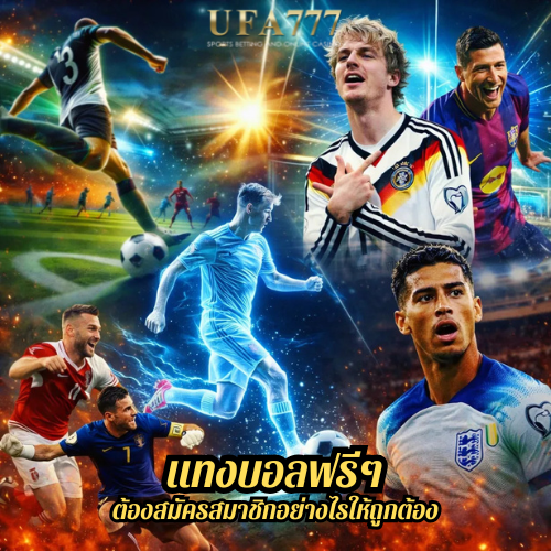 แทงบอลฟรีๆ ต้องสมัครสมาชิกอย่างไรให้ถูกต้อง